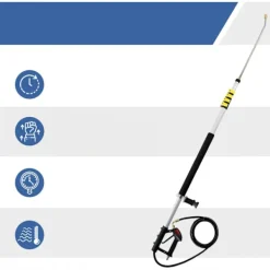 Online Rosfix PowerReach ProMax 6.3M Teleskopisk Tvättlans – 4000 PSI | 7 Munstycken | Kompatibel med M22, QC 3/8