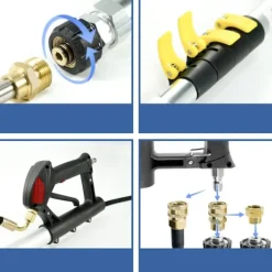 Online Rosfix PowerReach ProMax 6.3M Teleskopisk Tvättlans – 4000 PSI | 7 Munstycken | Kompatibel med M22, QC 3/8