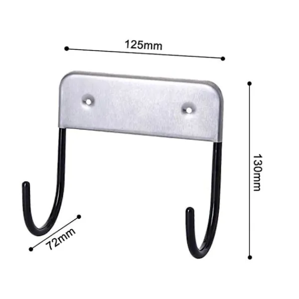 Outlet Ppiao Väggmonterad Strykbrädehållare i Metall, Strykbrädehängare Väggmonterad Strykbrädehållare Organiserare Väggställ För Tvättrum Förvaringsställ