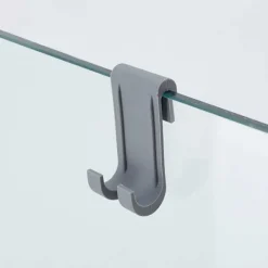 Discount AVANA Premium Duschsqueegee i Rostfritt Stål, Hängande Utan Borrning, Sil