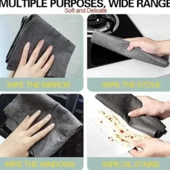 Premium Mikrofiber Rengöringsduk, Återanvändbar & Luddfri, Kompatibel med Magic[JUN]