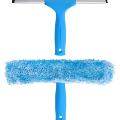 Hot Professionell Fönsterraka med Mikrofiberborste, Bredd 25 cm