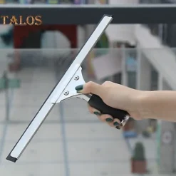 Discount Professionell fönsterskrapa med gummiläpp, långt handtag, badrumsdusch, fönstertorkare, glasrengöringsverktyg_Särskilda gåvor 25cm blue