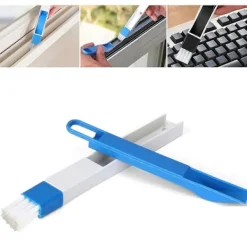 Hot Professionell fönsterspår- och spårborste rengöringsborste spårskrubber med 7-delat verktyg djup fönsterspårrengörare