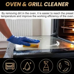 Clearance Professionell ugn- och grillrengöring kraftig spray tar bort fastbränt fett för köksspisar spiskåpor