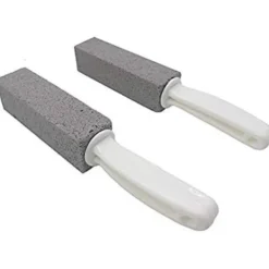 Puli Rengöringssten, Toalettrengörare med Handtag, Tar Bort Kalk, för Rengöring av Badkar, Pooler, Kök och Hem, 2 Stycken