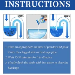 Discount Pulver för att ta bort stopp i avlopp