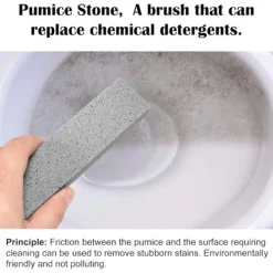 New Pumice Sten för Toalettstädning, Pimpstenar för att Ta Bort Vattenringar Fläckar på Toalettstolar, Paket med 6