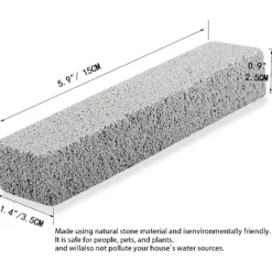 New Pumice Sten för Toalettstädning, Pimpstenar för att Ta Bort Vattenringar Fläckar på Toalettstolar, Paket med 6