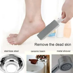 Clearance Pumicesvamp för rengöring 2 toalettstädningspumicesvamp med handtag 13,5 × 3,7 × 3,7 cm