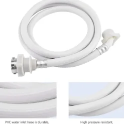 Discount PVC-slangar för tvättmaskin, slang för tvättmaskins vatteninloppsrör, 2 meter