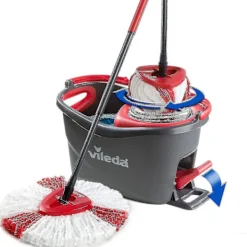 Clearance Qazx 2st rött utbytesmopphuvud, universal 360 mikrofiberspinnmopp för golvrengöring Asdf (vit Mop Replacement Heads White