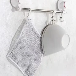 Best QQX.20x Grå Multifunktionella Metalltrådsdisktrasor Premium Nylon