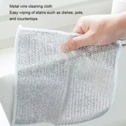 Best QQX.20x Grå Multifunktionella Metalltrådsdisktrasor Premium Nylon