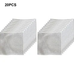 Best QQX.20x Grå Multifunktionella Metalltrådsdisktrasor Premium Nylon