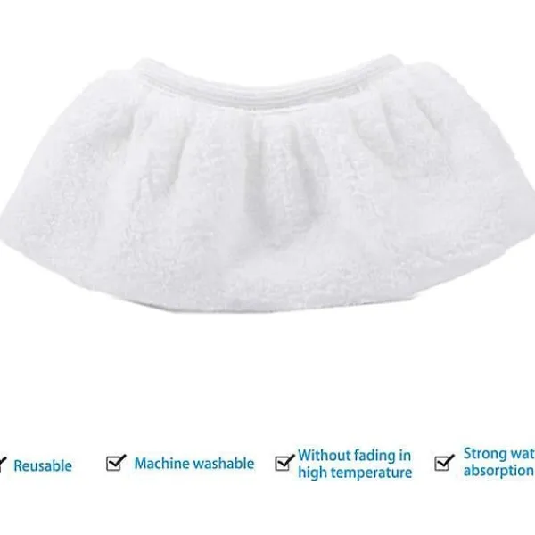 Discount QU) 8-pack mikrofiberduköverdrag för Kärcher ångrengörare SC1 SC2 SC3 SC4 SC5 CTK10 handmunstyckstillbehör