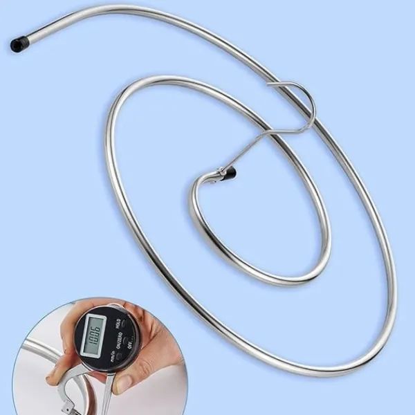 Outlet QU/2 st torkställ för kläder Rostfritt stål tvätthållare Spiralhängare för filtar, lakan, gardiner (silver)