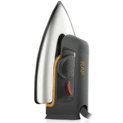 Outlet RAF R.1108 1600W Klassiskt Elektriskt Strykjärn med Torrfunktion, Rostfri Stålsula, Strykmaskin för Hemmet, EU-kontakt