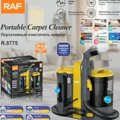 Best RAF Våt- och torrdammsugare Senaste Handhållen Portabel Mattrengörare fläckrengörare kommersiell Dammsugare Ånga för Soffa och Bil med 11000pa