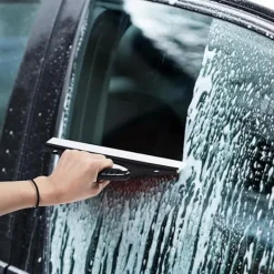 Discount Rakel för biltorkning, bärbar vattenblad i silikon