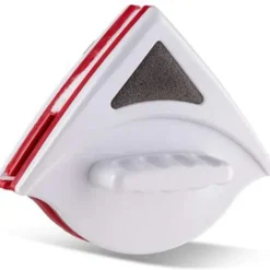 Hot Röd - 1 x Dubbelsidig Magnetisk Rengöringsborste 15-24mm, Fönster C