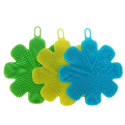 Best (Röd plommon, puderplommon, blå plommon) silikon diskborste - Wonder[PL]