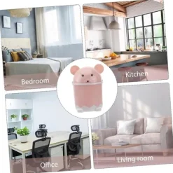 Best Recycling Bin Portable Desk Table Small Trash Can Tabletop Waste Basket Small Car Trash Can