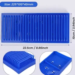 Online Rektangulär Typ Avrinningsställ för Objektglas Elektrofores Gel Glasplatta Torkställ Skolutbildning Laboratorium