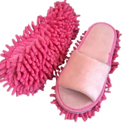 Sale Rengör tofflor för att torka av golvet med öppen tå, lata tofflor S Beige