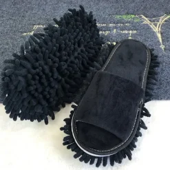 Sale Rengör tofflor för att torka av golvet med öppen tå, lata tofflor S Beige