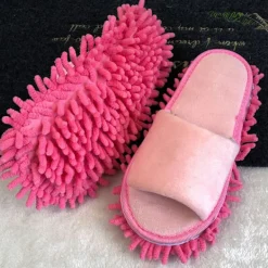 Sale Rengör tofflor för att torka av golvet med öppen tå, lata tofflor S Beige