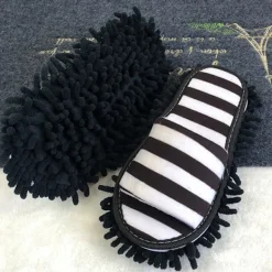 Sale Rengör tofflor för att torka av golvet med öppen tå, lata tofflor S Beige