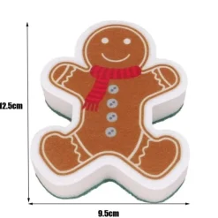 Hommy Rengöring svamp gnuggar jul tecknad film rengöring svamp ved massa bomull rengöring borste