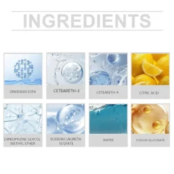 Rengörings- och poleringsspray för rostfritt stål är noggrant formulerad med natriumglukonat