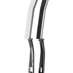 Best Rengöringsborste för badrumssprickor, små fönsterdörrspår Spårrengöringsborste, detaljrengöringsborste (blandad (2 st))