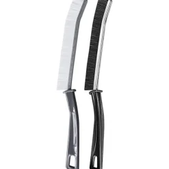 Rengöringsborste för badrumssprickor, liten rengöringsborste för fönster- och dörrspår, detaljerad rengöringsborste (Blandad(2st))