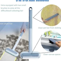 New Rengöringsborste för djurhår med skrapa