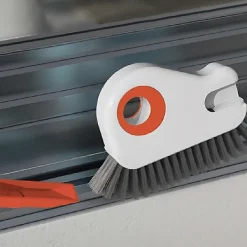 Discount Rengöringsborste för spår, Fönsterspår Rengöringsverktyg, Rengörare för skjutdörrar, Multifunktionell skoborste, Rengöringsverktyg