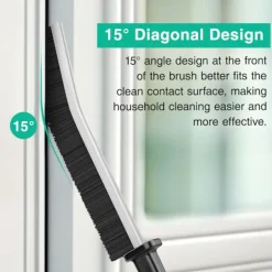 Best Rengöringsborste för Springor, Rengöringsborste Badrum, Fogborste Kakel, Rengöringsborste med Hårda Borst för Fönsterspår, Badrum