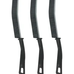 Rengöringsborste för springor 3 st, rengöringsverktyg för smala hörn i hem, kök, badrum och fönsterspår