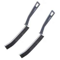 Rengöringsborste för springor, badrumsborste, liten rengöringsborste för fönsterspringor, rengöringsverktyg för springor, skrubbborste badrumsborste (2 st) | Fyndiq