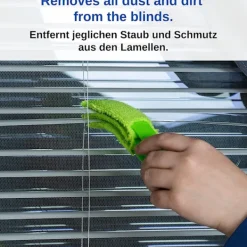 Hot Rengöringsborste, 2-pack, för persienner, rullgardiner och lameller, med mikrofiberhylsa, rengöring för persienner