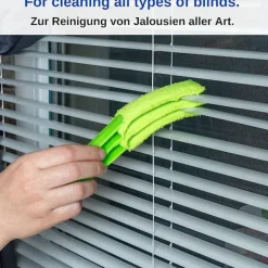 Hot Rengöringsborste, 2-pack, för persienner, rullgardiner och lameller, med mikrofiberhylsa, rengöring för persienner