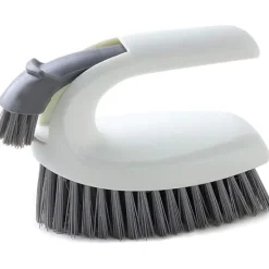 Rengöringsborste, skrubbborste för skrubbning av badrumsgolvmatta vit