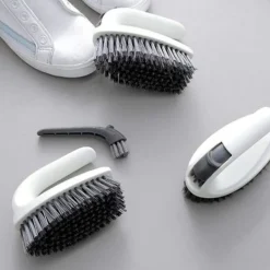 Hot Rengöringsborste, Skrubbborste för Skrubbning av Badrumsgolv Matta Vit