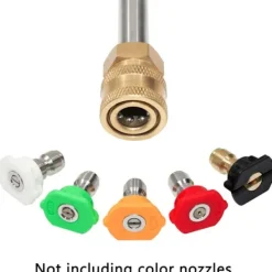 Online Rengöringsförlängningsstav 17 tum rostfritt stål 1/4 tum anslutningsmunstycke för högtryckstvätt