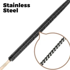 Best Rengöringskit för torktumlare 2 Torktumlarluddborstar Ventilationsfälla Rengörare Lång Flexibel Kylskåpsspoleborste