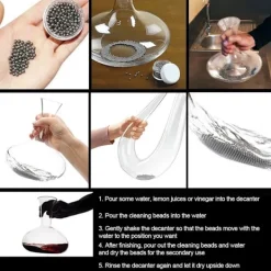 Online Rengöringskulor i rostfritt stål för karaffer 500 st 3 mm