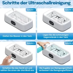 Clearance Rengöringsmedel, 640 ml 49000 Hz, 40 W smyckesrengörare, 3 timerinställningar, kan användas för att rengöra smycken, glasögon