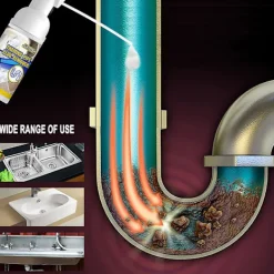 Online Rengöringsmedel för diskho och avloppsskum, rörrensare, deodorant, snabbverkande skumrengöring kompatibel med diskbänk och toalettstol 30ML